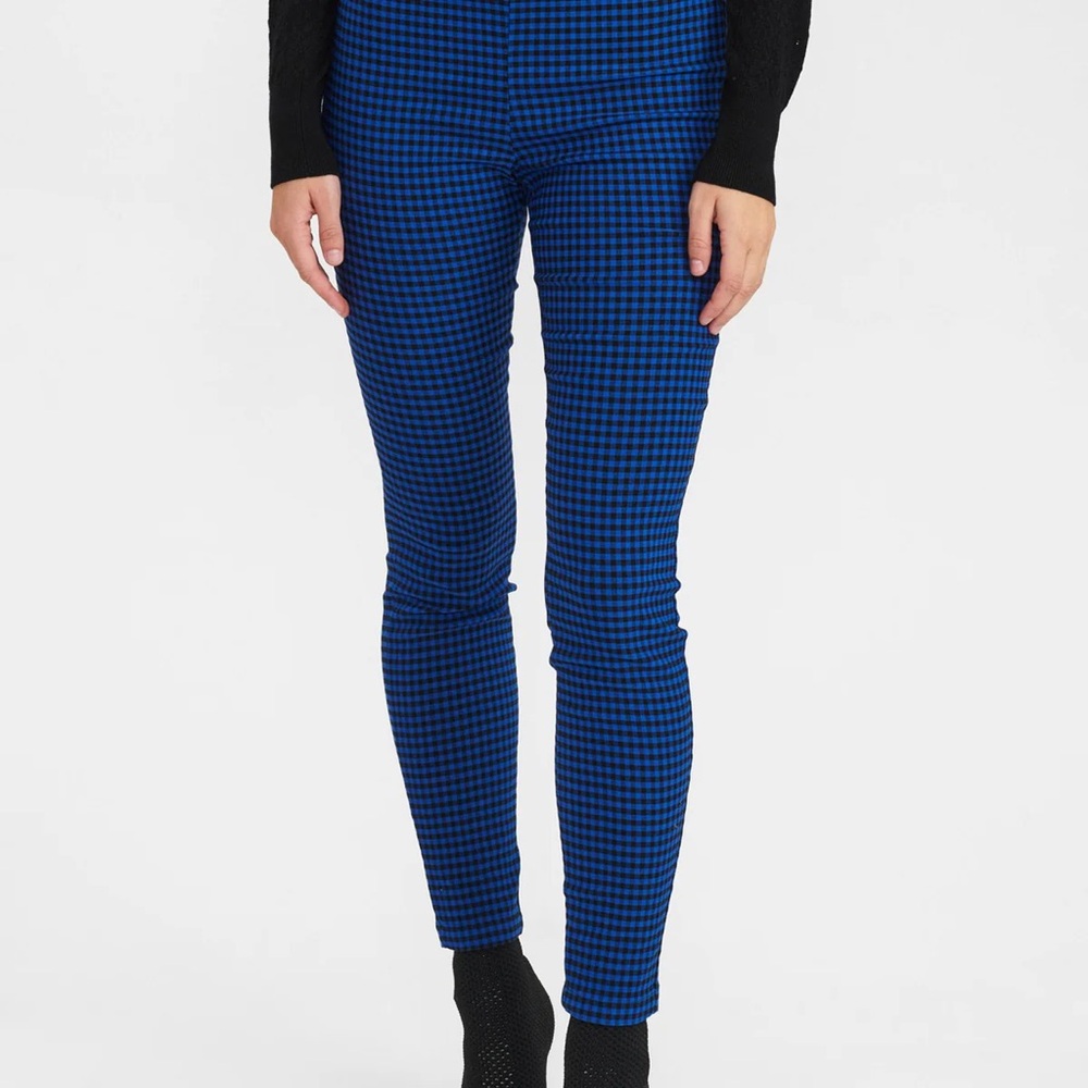 Zara Checkered Skinny Pants